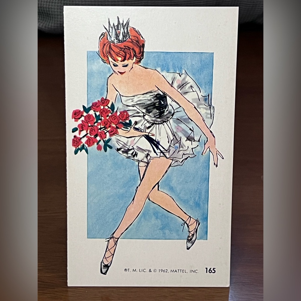 1962 Barbie Dynamic Toy Jumbo Trading Card #165